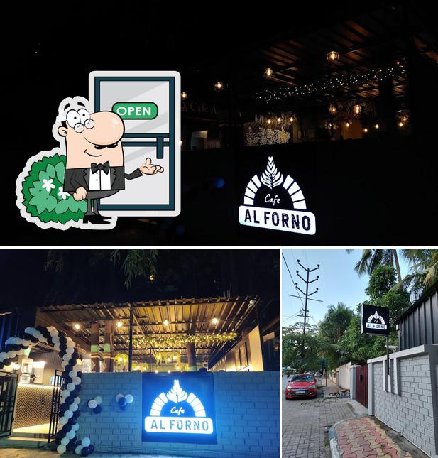 The exterior of Cafe Al Forno