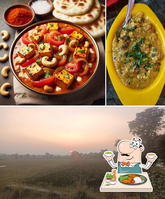 The restaurant's food and exterior