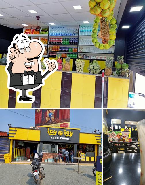 The image of interior and exterior at ICY ICY FOOD COURT