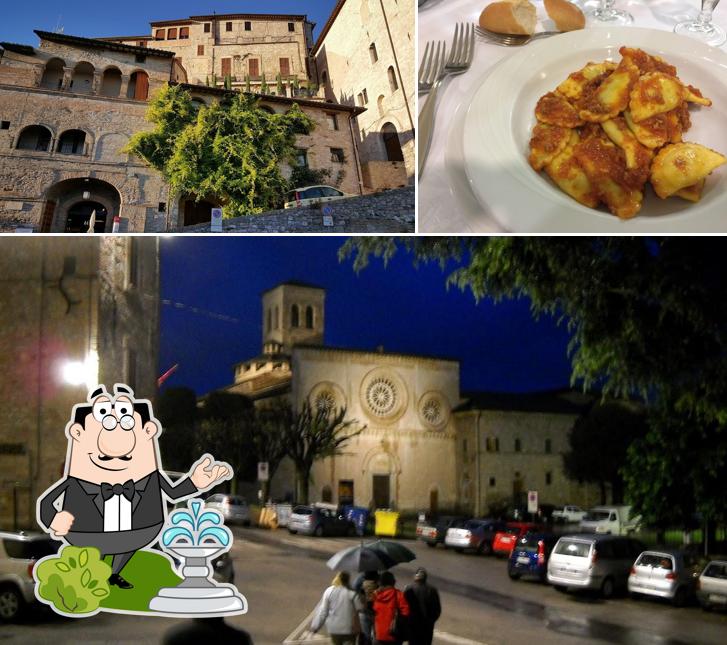 Questa è la immagine che raffigura la esterno e cibo di San Pietro