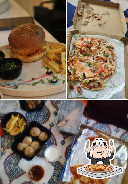 Order pizza at ZOCA Cafe