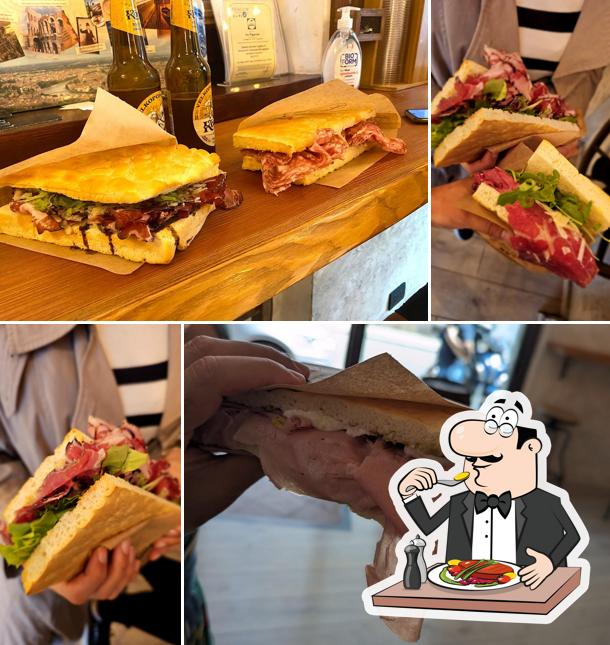 Platti al Focacceria La Figaccia