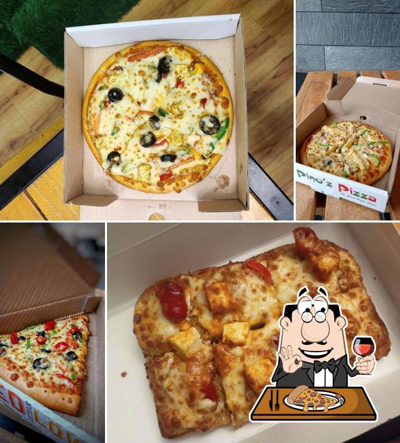 Pick different kinds of pizza