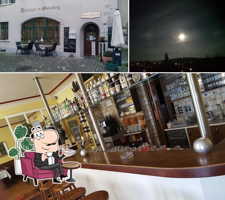 La immagine della interni e esterno di Restaurant Gutenberg