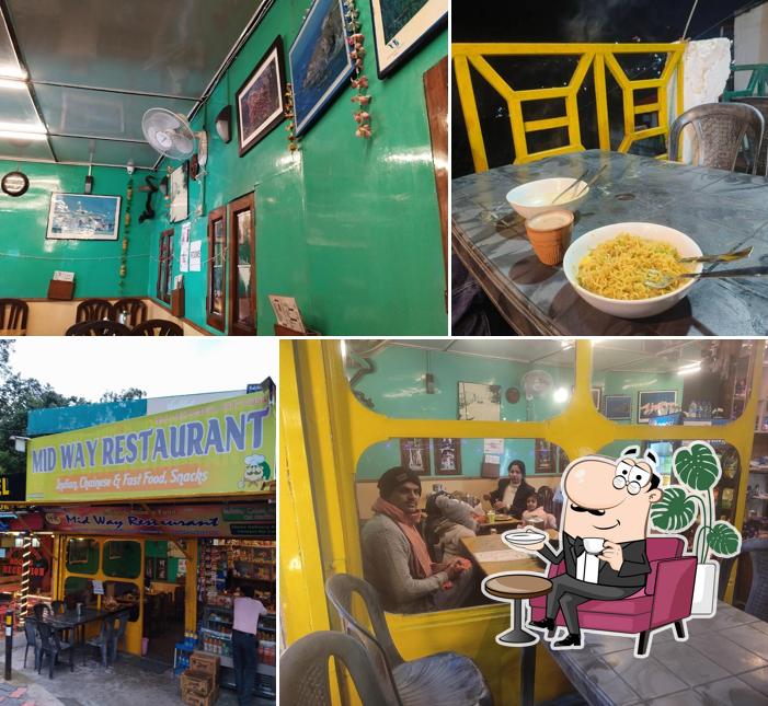 The interior of Midway restaurant