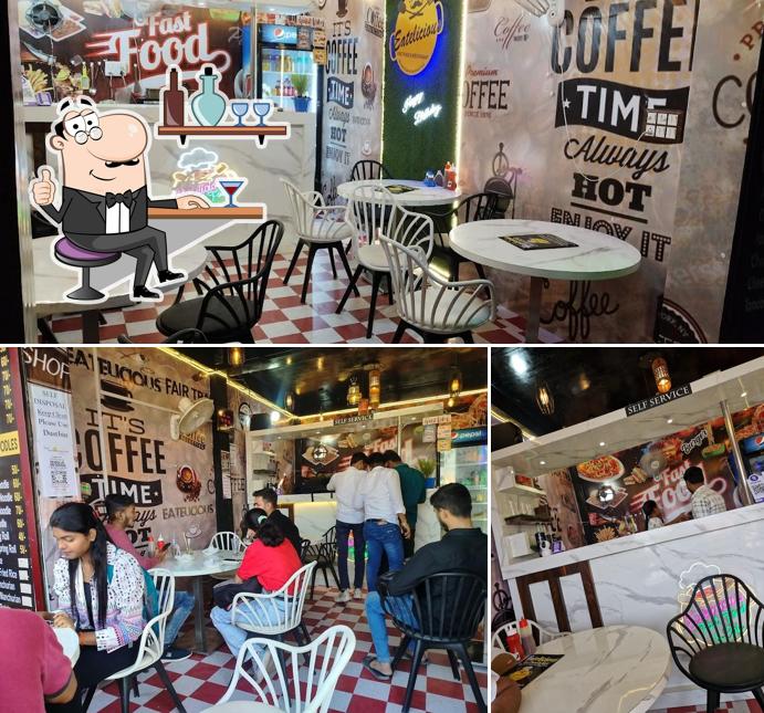 Check out how New Eatelicious fast food & cafe looks inside