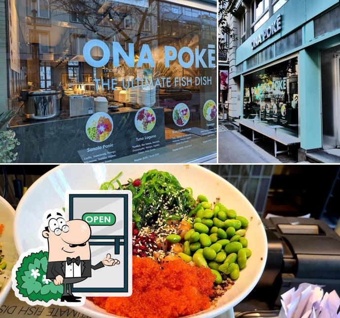 Dai un’occhiata alla foto che raffigura la esterno e cibo di ONA POKÉ
