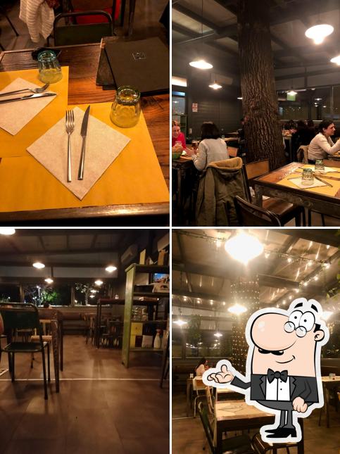 Gli interni di Osteria Pizzeria Daimò