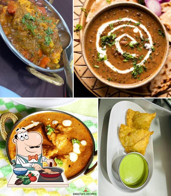 Pollo al curry al Ristorante kebab Taj Mahal