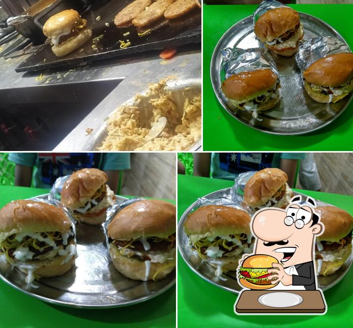 Try out a burger at SatKartar Refreshment