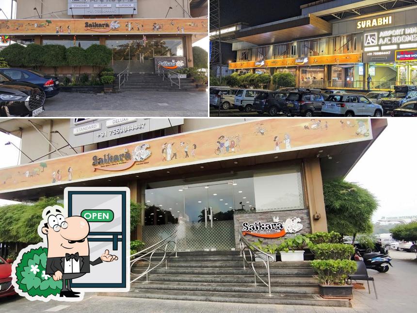 The exterior of Salkara Restaurant