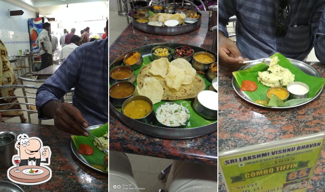 Food at Sri Lakshmi Vishnu Bhavan