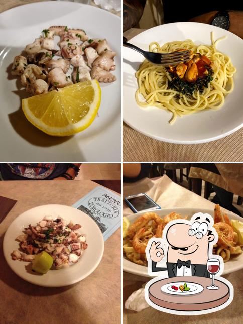 Platti al Trattoria L'Orologio