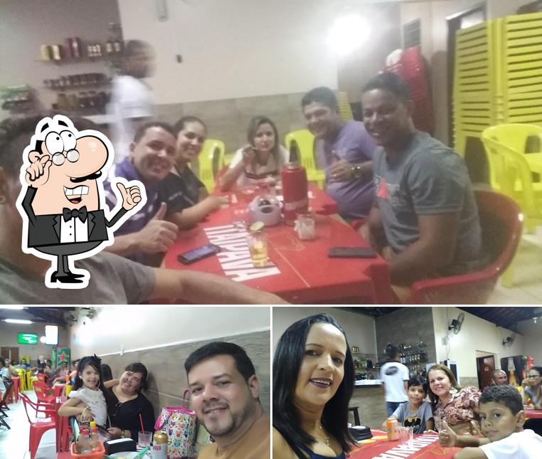 O interior do Espetinho do Cido Bar do Vavá