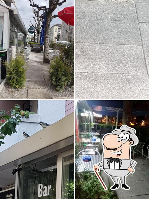 Gli esterni di Le Zèbre Bar