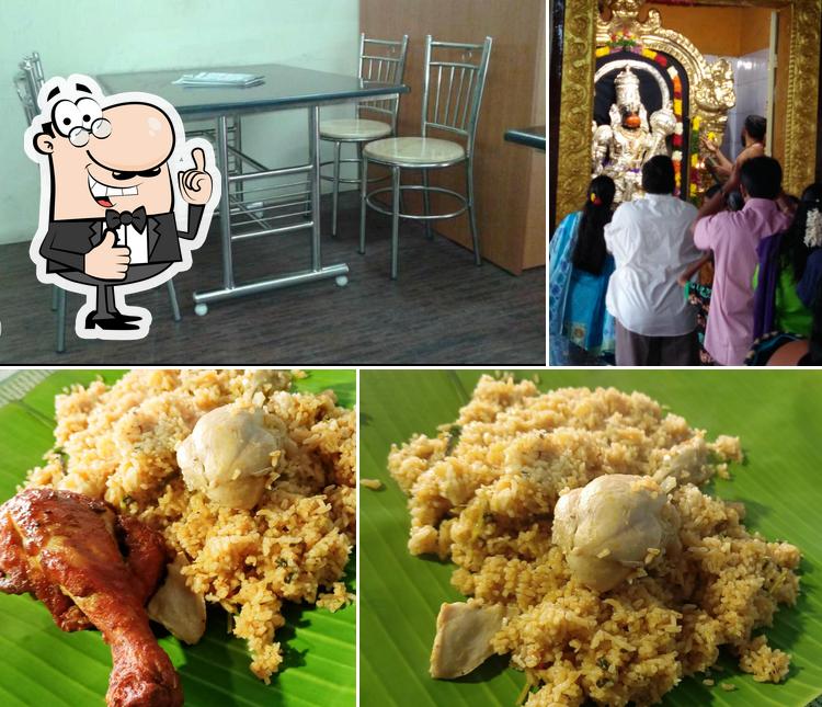 Here's a photo of AJ Biriyani Center