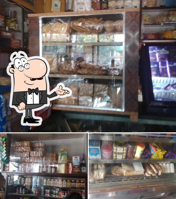 The interior of Aashirwad Bakery