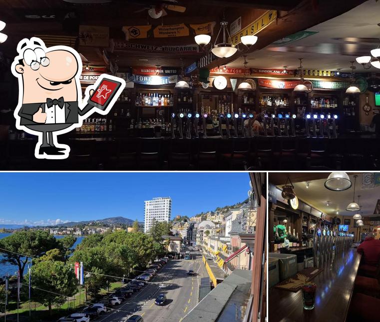 Puoi goderti l'aria fresca da seduto all'esterno di Barrel Oak, The Irish Pub