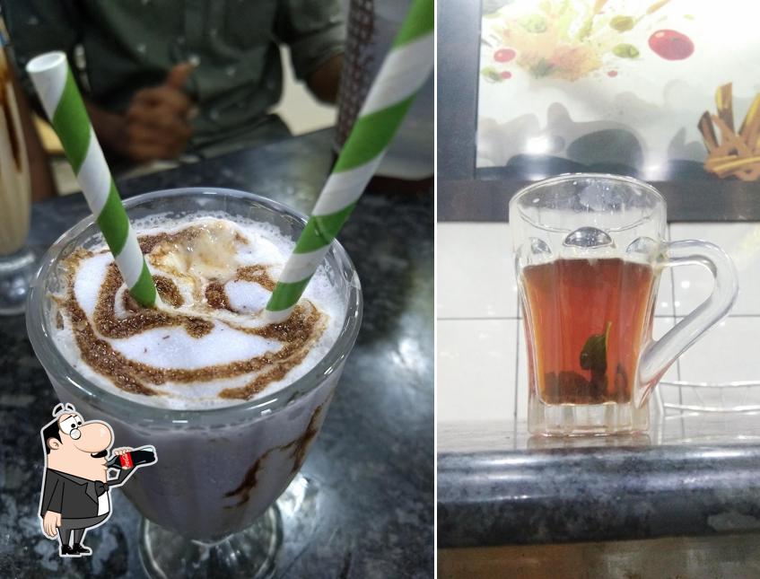 Get a drink from the menu