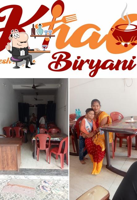 The interior of KHAO BIRYANI