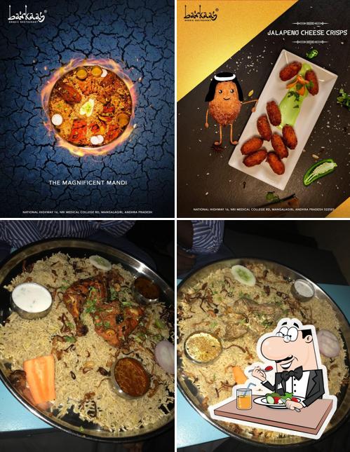 Food at Barkaas Arabic Restaurant