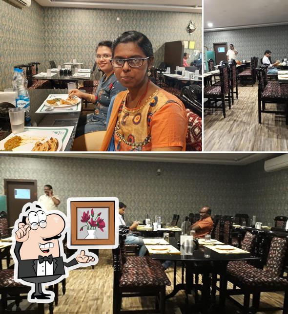 The interior of Desi Tadka - Pure Vegetarian North Indian Restaurant