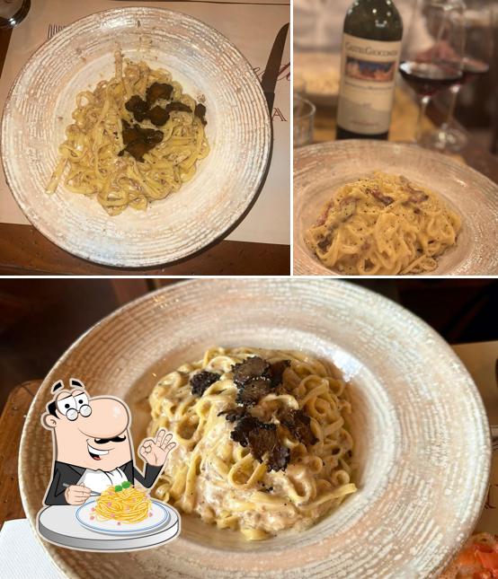 Spaghetti alla carbonara al La Cantinetta Osteria con Cucina