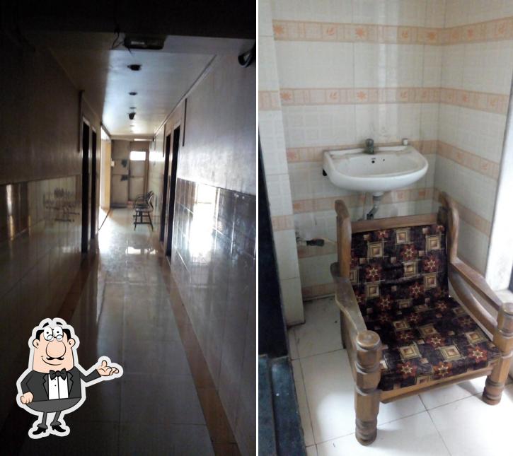 The interior of Parijat Hotel