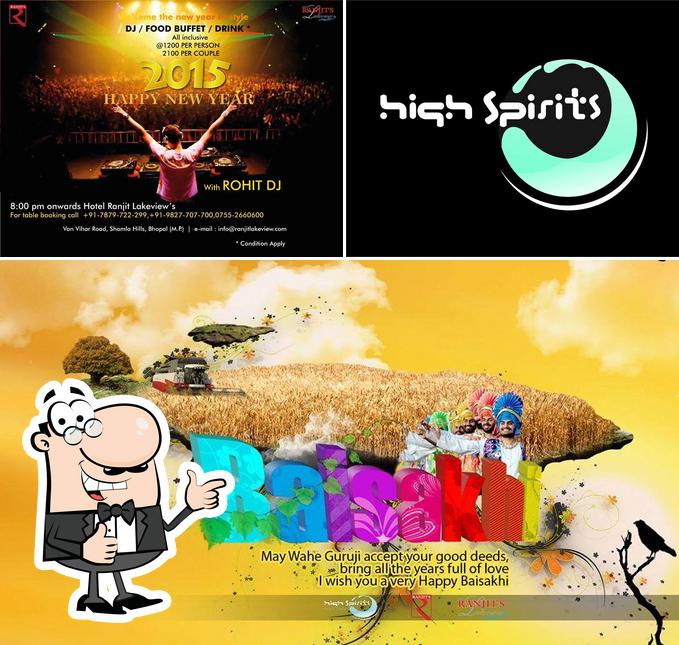 Here's a picture of High Spirits -Pub & Grille