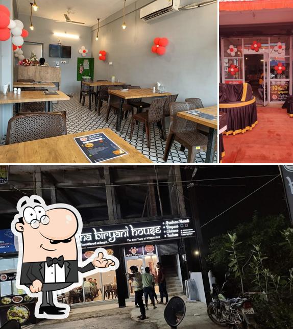 The interior of ALPHA BIRYANI HOUSE