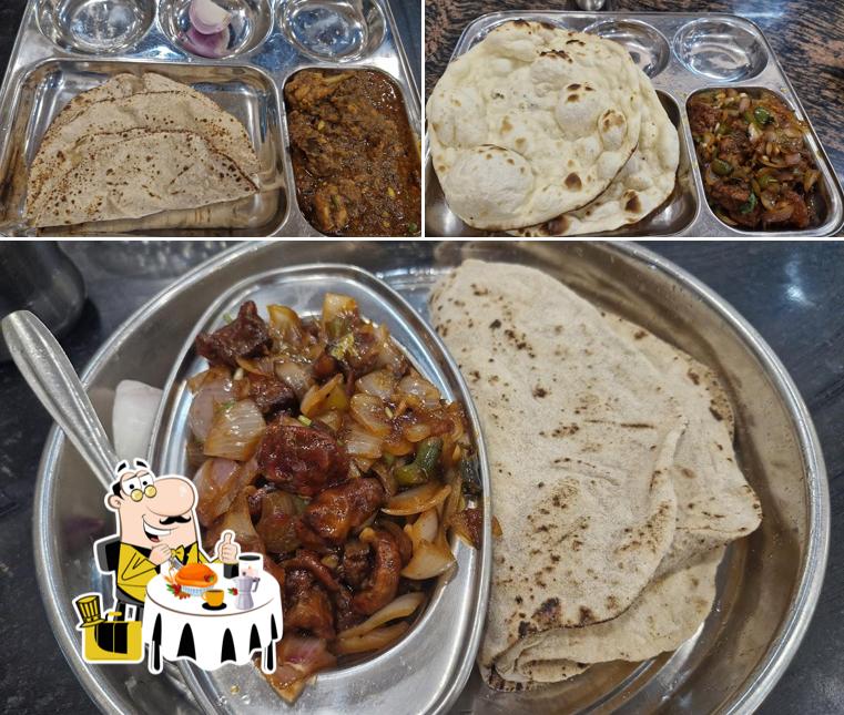 Food at Hotel Jayram (Sitara)