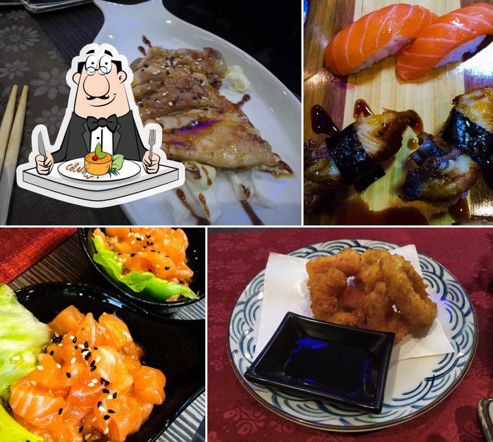 Platti al Ristorante sushi KOI