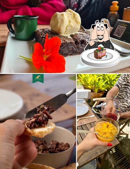 Bolo de chocolate em Trilhas do Araçari
