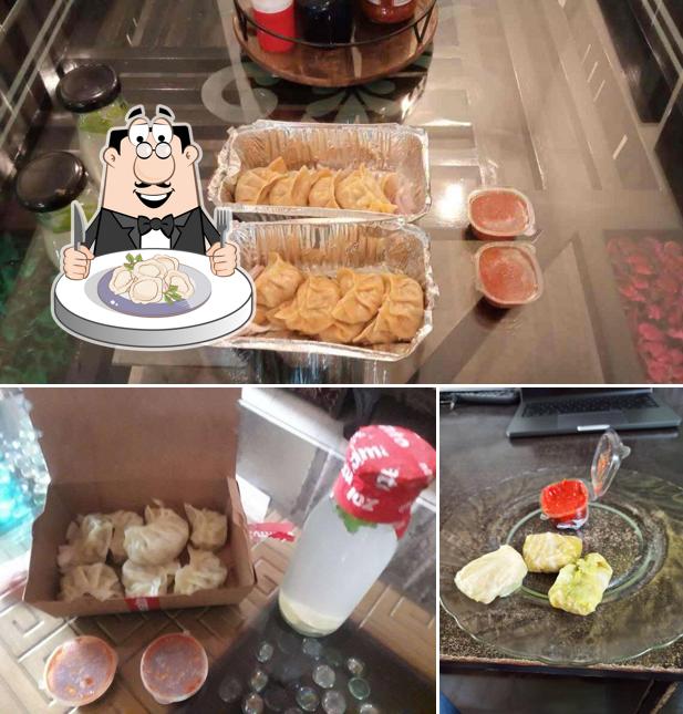 Dumplings at The Salad Garden