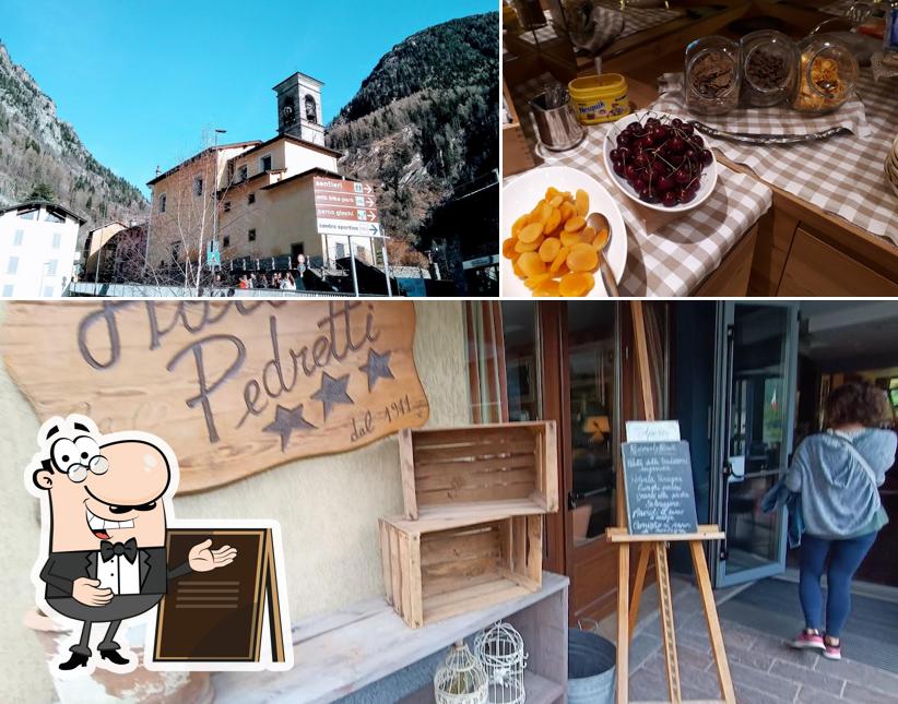 Hotel Ristorante Pedretti si caratterizza per la esterno e cibo