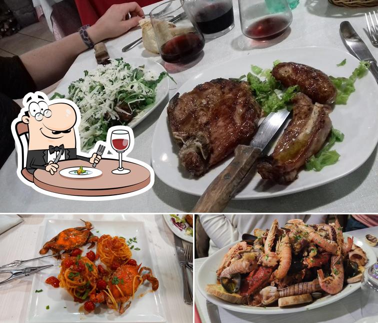 Cibo al Ristorante Da Roland