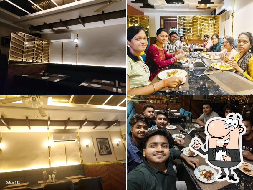 The interior of Amrut - Fine Dining Restaurant