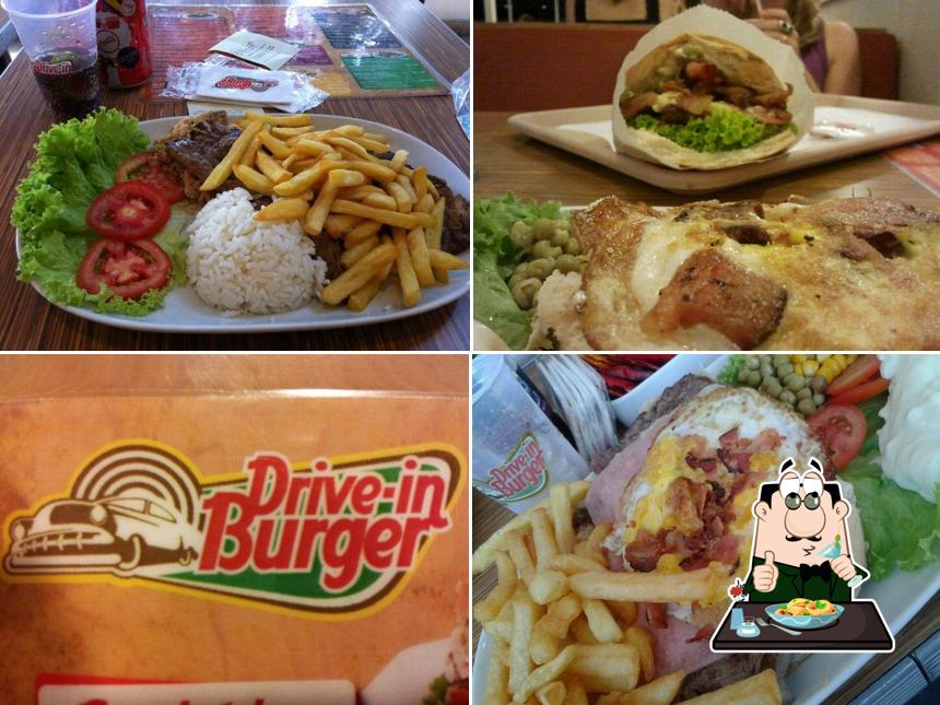 Platos en Drive in Burger