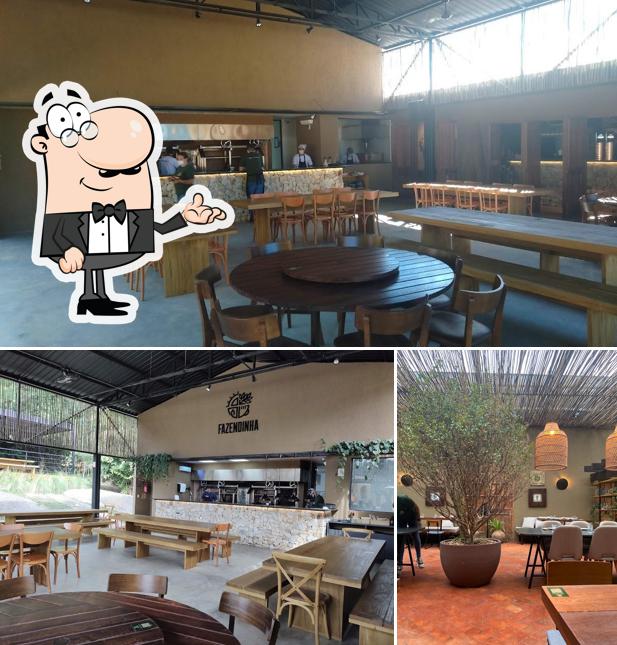 O interior do Fazendinha Floripa - Restaurante