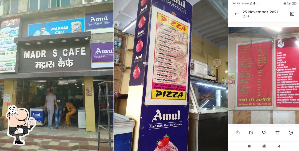 See this picture of Madras Cafe