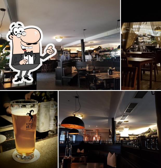 Gli interni di Rienzbräu