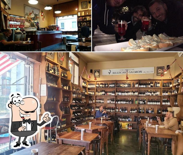 La foto della interni e bancone da bar di Bottiglieria Bulloni