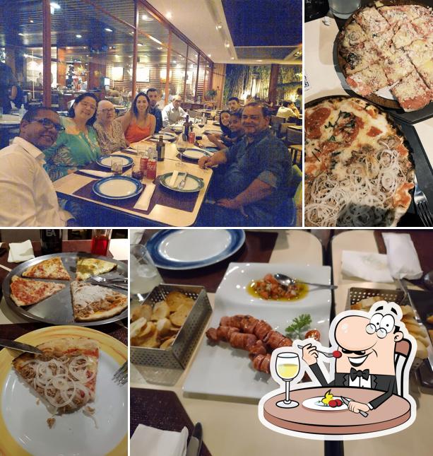 Platos en Cristal Pizza Bar & Grill