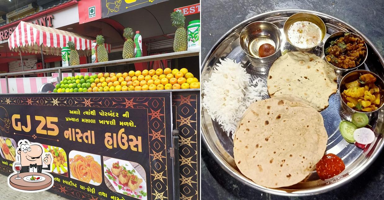 Food at GJ-25 kathiyawadi restaurant & Chinese fast food