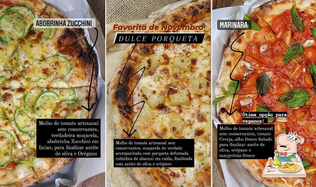 Platos en Made in BC pizza em eventos