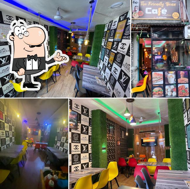 The interior of The Friendly Bean