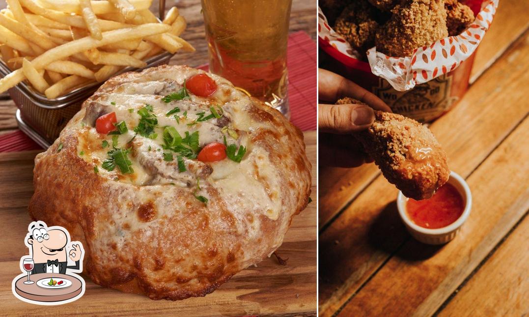Comida em Wood Bar