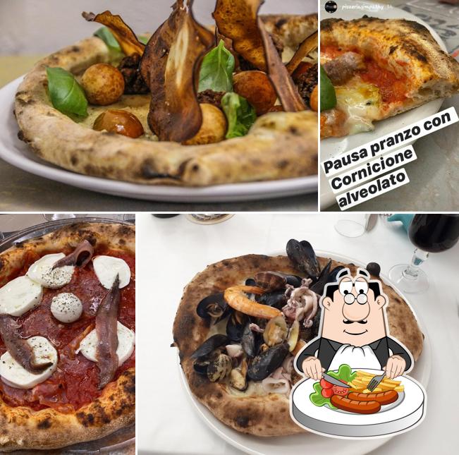 Cibo al Pizzeria Simpathy