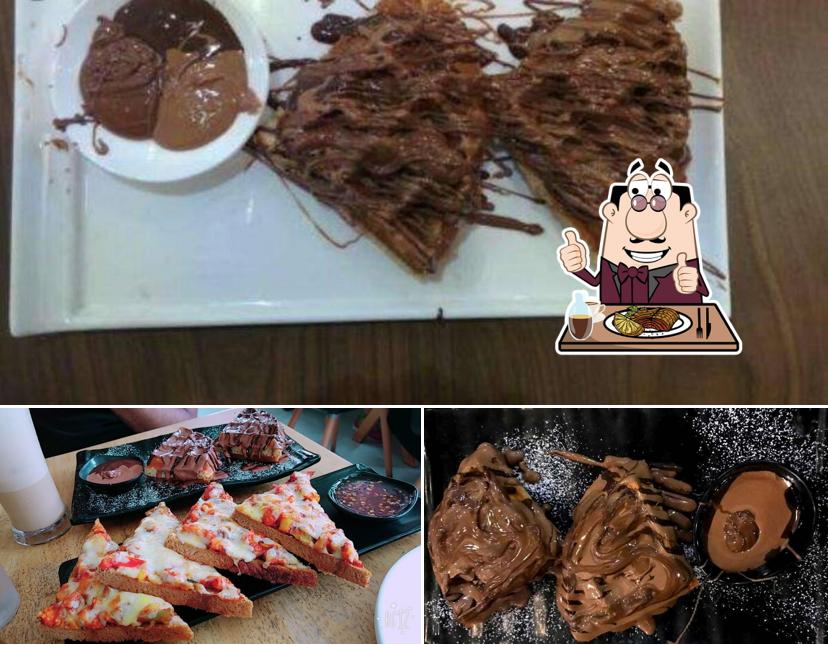 Tea Villa Café provides meat meals