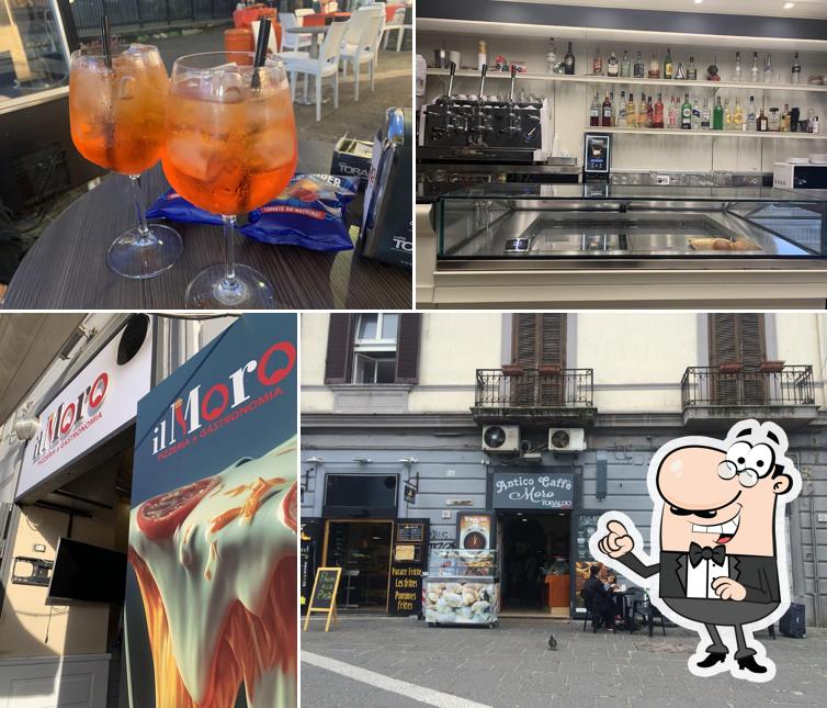 Gli interni di Antico Caffè Moro